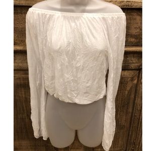Cheryl Creations Off-the-Shoulder Long Sleeve